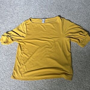 H&M Mustard Yellow Blouse